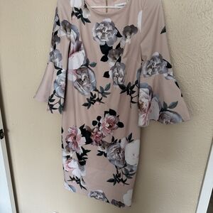 Calvin Klein Floral Pink Dress